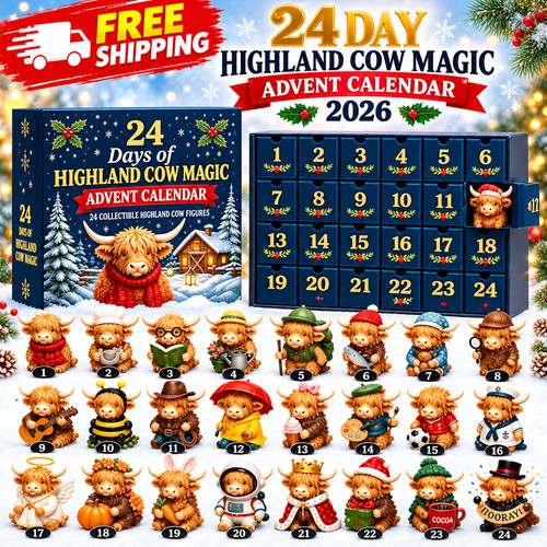 Days highland cow - days, 3d