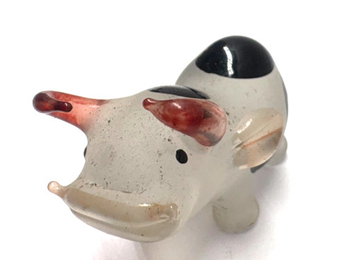Adorable glass cow bull - cow,