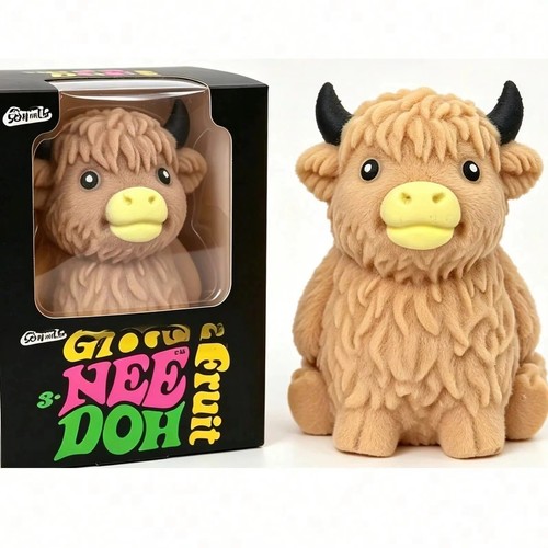 Scottish highland cow squishy - scottish,