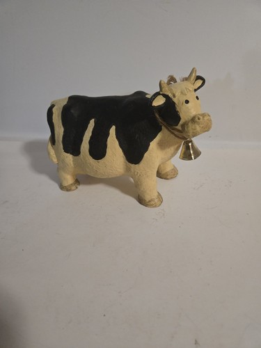 Vintage folk art - , cow