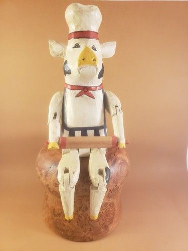 Wooden cow hand - wooden, made